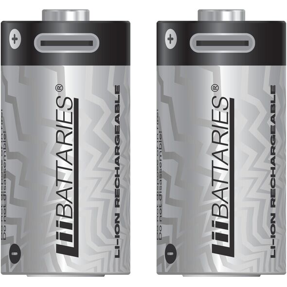 Akumulator LiiBatteries CR123A 750mAh bl./2szt USB-C
