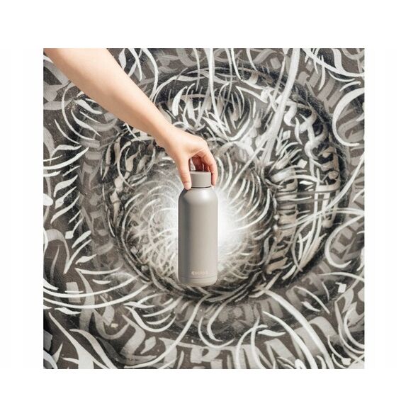 Quokka Solid - Butelka termiczna ze stali nierdzewnej 510 ml (Grey)
