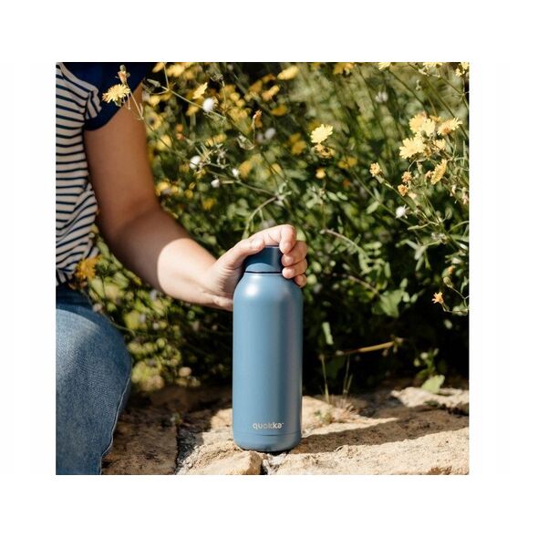 Quokka Solid - Butelka termiczna ze stali nierdzewnej 510 ml (Stone Blue)