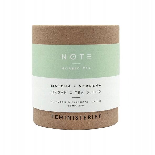 Teministeriet - NOTE Matcha Verbena Organic - Herbata 20 Torebek