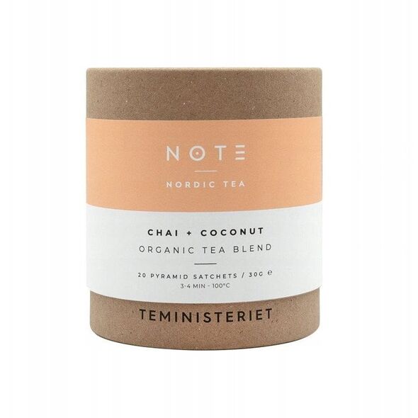 Teministeriet - NOTE Chai Coconut Organic - Herbata 20 Torebek