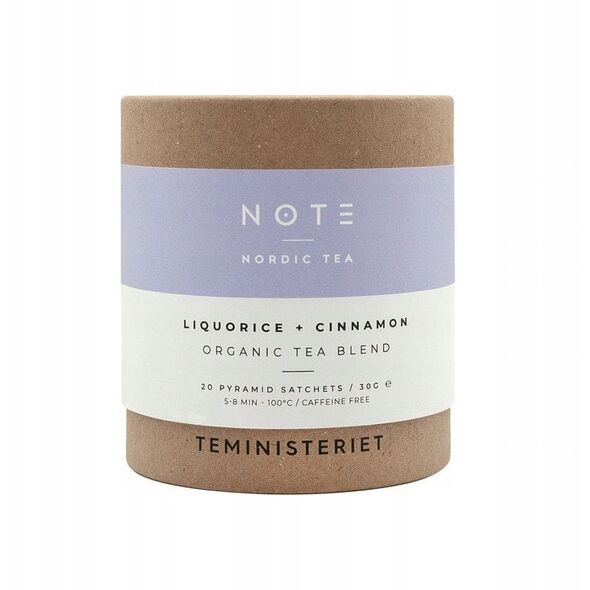 Teministeriet - NOTE Liquorice Cinnamon Organic - Herbata 20 Torebek