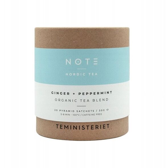 Teministeriet - NOTE Ginger Peppermint Organic - Herbata 20 Torebek