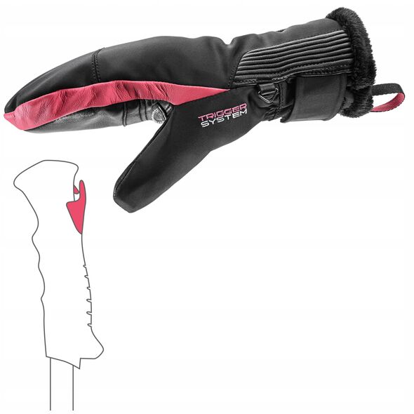 LEKI RĘKAWICE Vallarta 3D Women Mitt rose 7.5