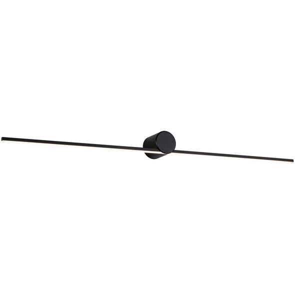 Oprawa ścienna SAVA LED nad lustro 7,5W 500lm 3000K 900mm IP44 230V czarny matowy / metal