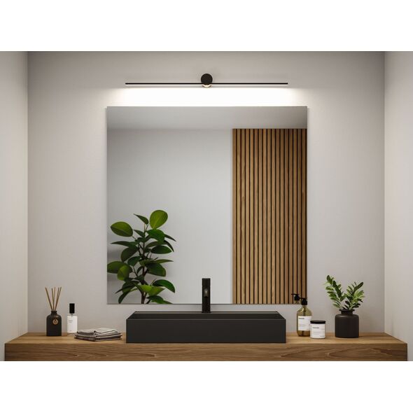 Oprawa ścienna SAVA LED nad lustro 7,5W 500lm 3000K 900mm IP44 230V czarny matowy / metal