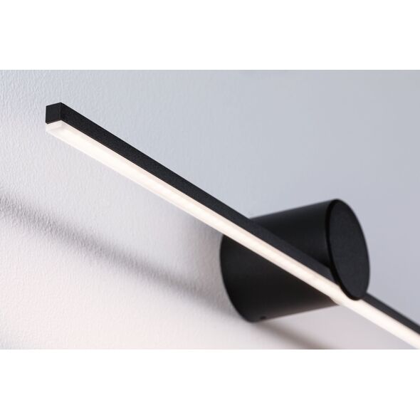 Oprawa ścienna SAVA LED nad lustro 7,5W 500lm 3000K 900mm IP44 230V czarny matowy / metal