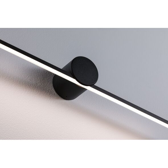 Oprawa ścienna SAVA LED nad lustro 7,5W 500lm 3000K 900mm IP44 230V czarny matowy / metal