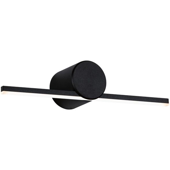 Oprawa ścienna SAVA LED nad lustro 4,2W 250lm 3000K 300mm IP44 230V czarny matowy / metal