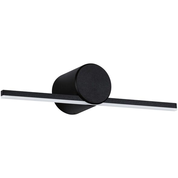Oprawa ścienna SAVA LED nad lustro 4,2W 250lm 3000K 300mm IP44 230V czarny matowy / metal