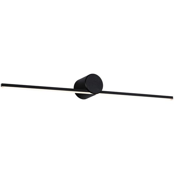 Oprawa ścienna SAVA LED nad lustro 5W 300lm 3000K 600mm IP44 230V czarny matowy / metal