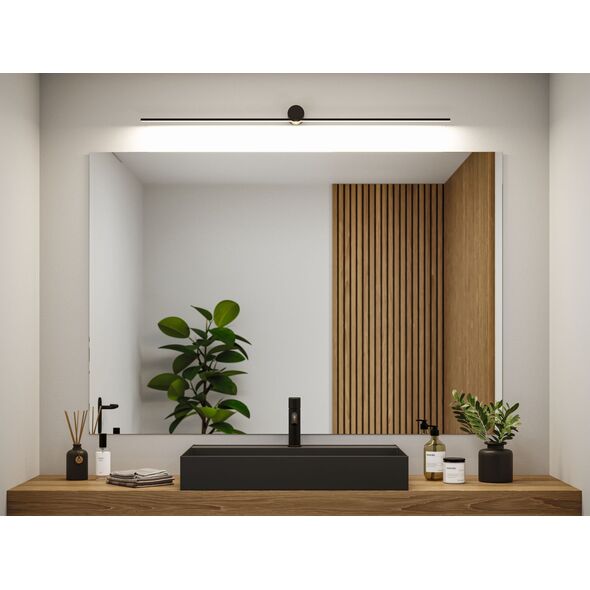Oprawa ścienna SAVA LED nad lustro 13,5W 850lm 3000K 1200mm IP44 230V czarny matowy / metal