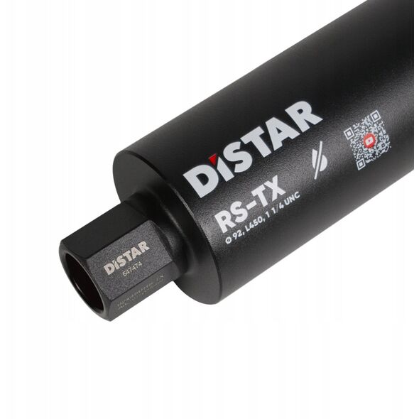 DISTAR KORONA DIAMENTOWA RS-TX 1 1/4"  92mm x 450mm NA SUCHO