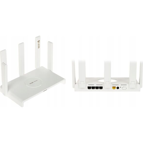 Ruijie Reyee RG-EW3000GX| Router, WiFi, 5 portów, 5xGbit, 3xLAN, 1xWAN, 1xLAN/WAN, WiFi 6, 2,4GHz/5GHz, AX3000, 5x5 dBi, Mesh, Repeater, Cloud