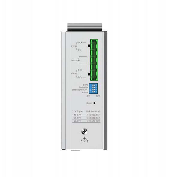 Ruijie Reyee RG-NIS2100-4GT2SFP-HP| Switch zarządzalny przemysłowy, 6 portów, 4xGE, 1xPoE++, 3xPoE+, 180W, 2xSFP, L2, Cloud