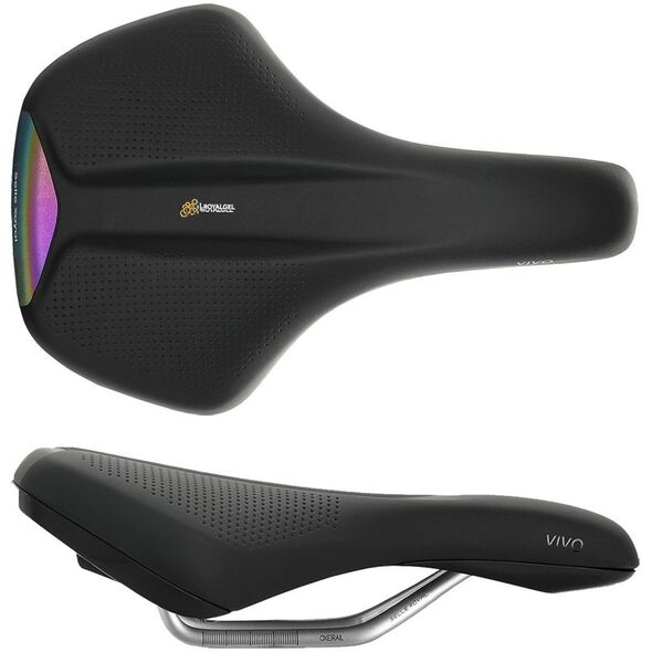 Siodło SELLEROYAL VIVO ATHLETIC 45st. żelowe, odblask, unisex, 375g