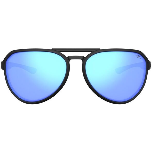 Okulary TIFOSI SELCA POLARIZED blackout (1 szkło Sky Blue Mirror POLARYZACJA 13% transmisji światła) (NEW 2025)