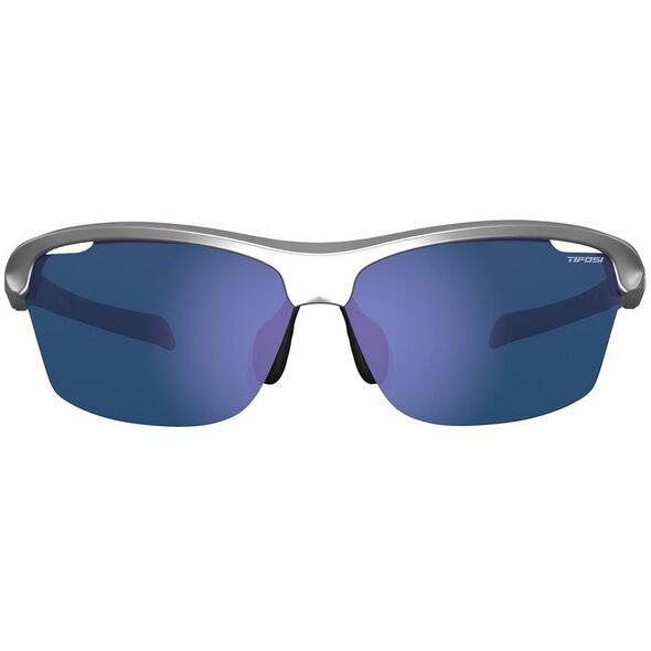 Okulary TIFOSI INTENSE metallic silver (1 szkło Smoke Blue Mirror 15% transmisji światła) (NEW)