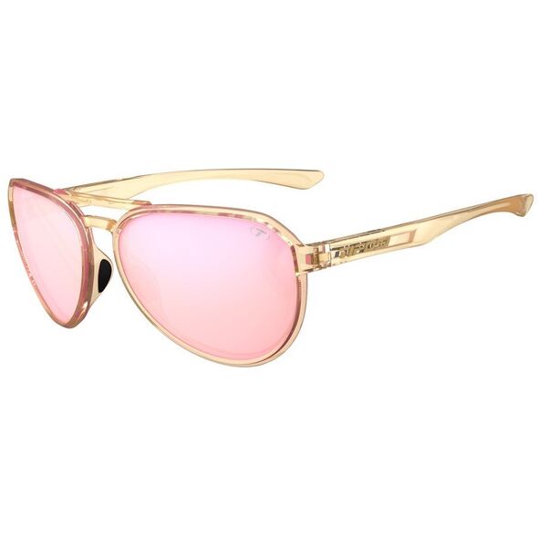 Okulary TIFOSI SELCA crystal brown (1 szkło Pink Mirror 13% transmisji światła) (NEW 2025)
