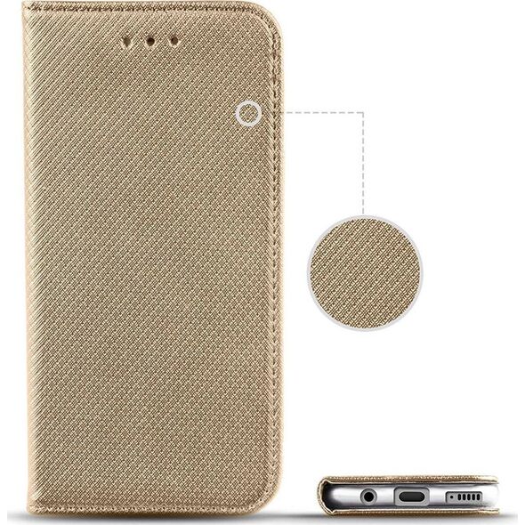 nemo Etui SAMSUNG GALAXY A34 5G Portfel z Klapką Flip Magnet złote