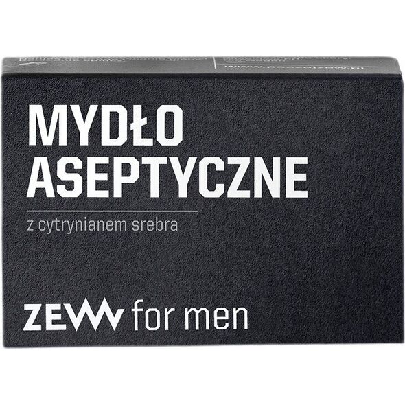Zew For Men Mydło aseptyczne z cytrynianem srebra 85ml