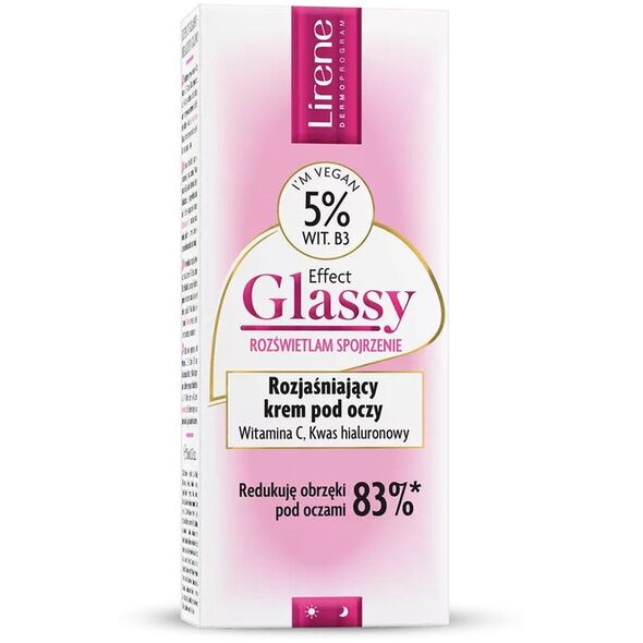 Lirene Effect Glassy Rozjaśniający Krem pod Oczy 15ml