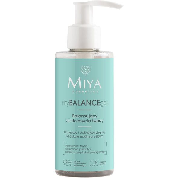 MIYA myBALANCEgel Żel do mycia twarzy 140 ml