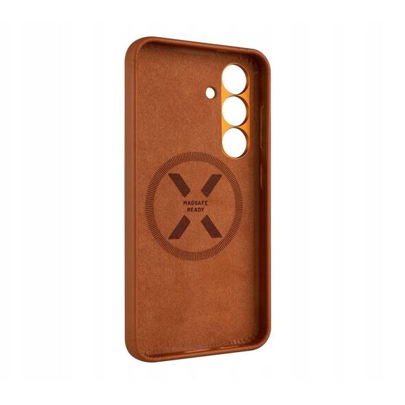 Fixed MagLeather Samsung Galaxy S25+ brązowy