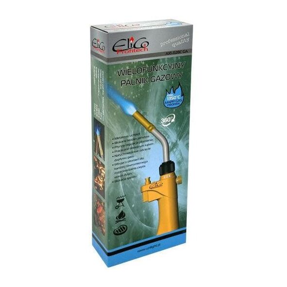 ELICO PALNIK GAZ.MAP.PROF ŻÓŁTY AX1-028CGA ZAWÓR CGA600