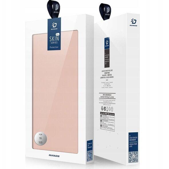 DUX DUCIS kabura SKIN PRO do SAMSUNG S25 różowa