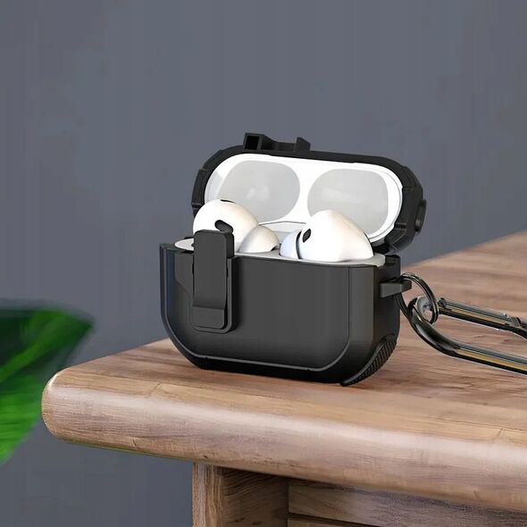 DUX DUCIS futerał PECP ochronny TPU+PC na AirPods 4 czarny