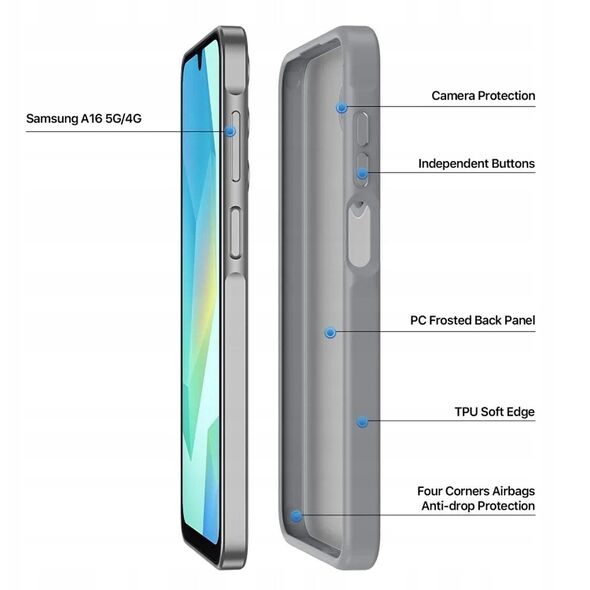 DUX DUCIS futerał YIND do SAMSUNG A16 5G szary
