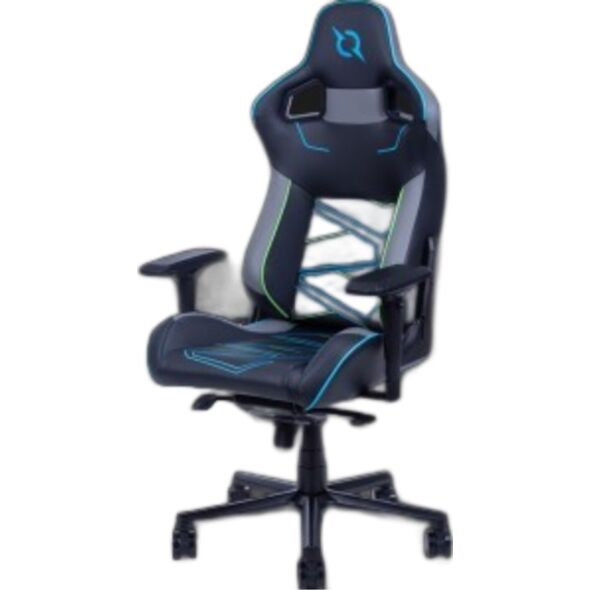 AQIRYS Fotel gamingowy HYPERION black/grey/blue
