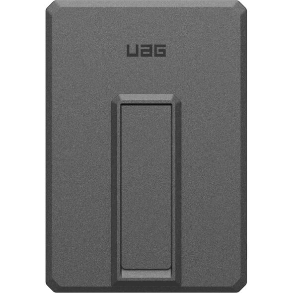 UAG Ultra Slim 5K - powerbank 5000 mAh z podstawką, ładowanie bezprzewodowe 10W, kompatybilny z MagSafe, kabel w zestawie (black/gray)