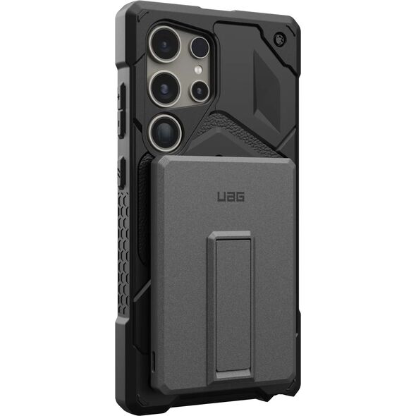 UAG Ultra Slim 5K - powerbank 5000 mAh z podstawką, ładowanie bezprzewodowe 10W, kompatybilny z MagSafe, kabel w zestawie (black/gray)