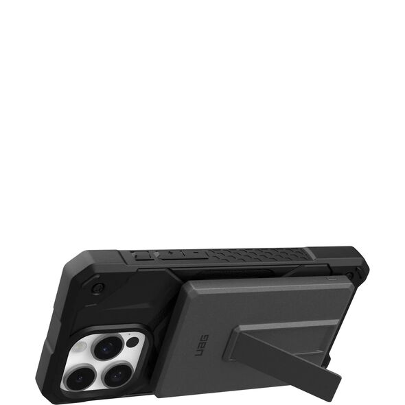 UAG Ultra Slim 5K - powerbank 5000 mAh z podstawką, ładowanie bezprzewodowe 10W, kompatybilny z MagSafe, kabel w zestawie (black/gray)