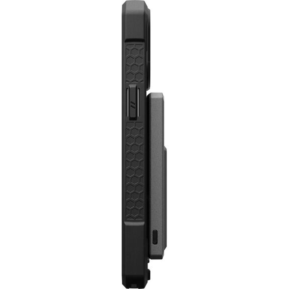 UAG Ultra Slim 5K - powerbank 5000 mAh z podstawką, ładowanie bezprzewodowe 10W, kompatybilny z MagSafe, kabel w zestawie (black/gray)