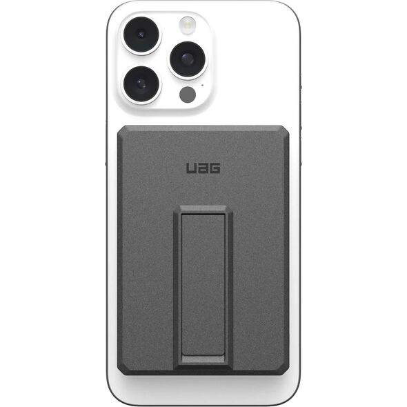 UAG Ultra Slim 5K - powerbank 5000 mAh z podstawką, ładowanie bezprzewodowe 10W, kompatybilny z MagSafe, kabel w zestawie (black/gray)