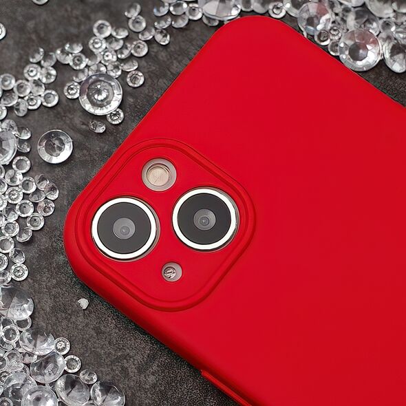 NAKŁADKA SILICON CASE DO SAMSUNG GALAXY S25 CZERWONY PLECKI SIMPLE COLOR