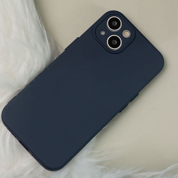 NAKŁADKA SILICON CASE SAMSUNG  A56 5G CIEMNONIEBIESKA ETUI BACK COVER