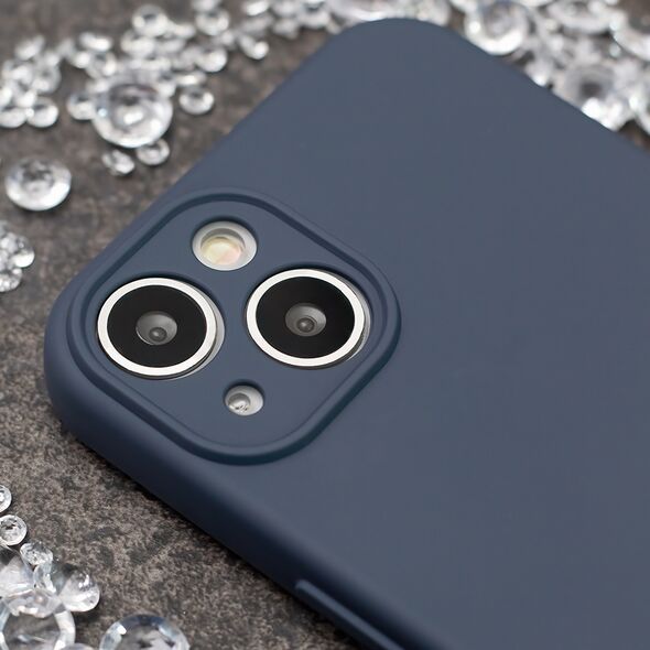 NAKŁADKA SILICON CASE SAMSUNG  A56 5G CIEMNONIEBIESKA ETUI BACK COVER
