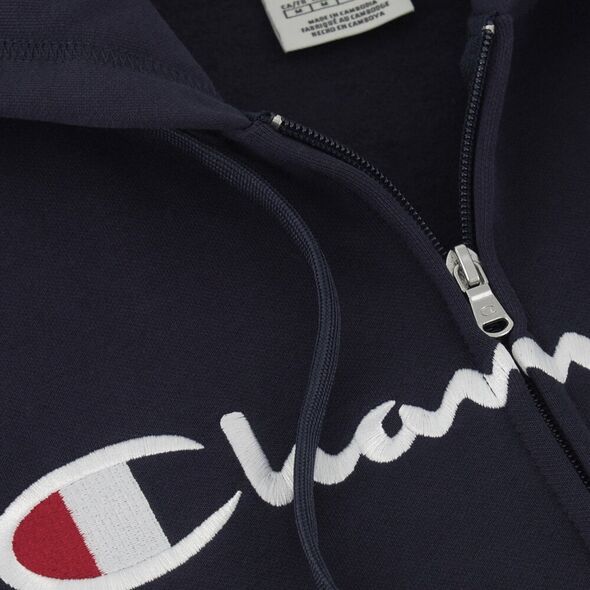 Champion Bluza męska Champion Full Zip Hoodie granatowa 220255 BS501 M