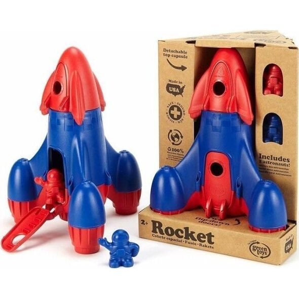 PROMO Green Toys rakieta + figurki astronautów 1041