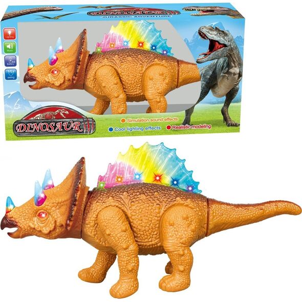DINOZAUR CHODZĄCY NA BATERIE Z GŁOSEM 1SZT
