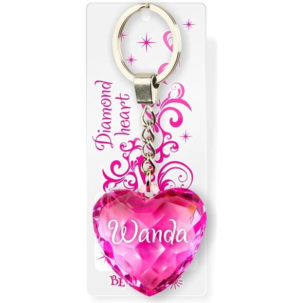 Breloczek Be Happy Brelok Serce Diamentowe - Wanda (BEHA0089)