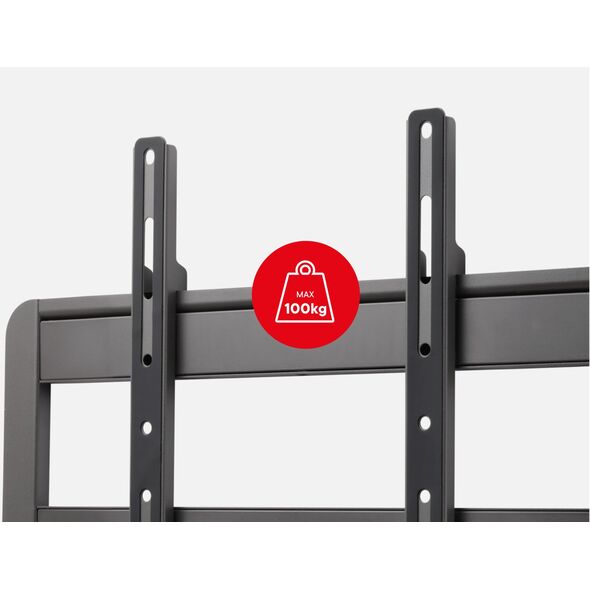 Uchwyt płaski One For All WM5610 do dużych TV 42"-100" max 100kg, czarny