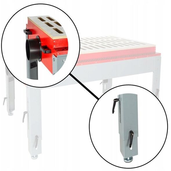 Holzmann SSAT150H Holz-Schleifstaubabsaugtisch