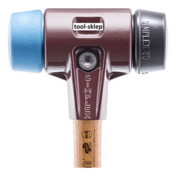 Halder SIMPLEX soft-face mallet 60 TPE-soft/comp. rubber