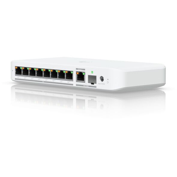 Ubiquiti UniFi Flex 2.5G PoE Zarządzany L2 2.5G Ethernet (100/1000/2500) Obsługa PoE Montaż na biurku/ścianie Biały