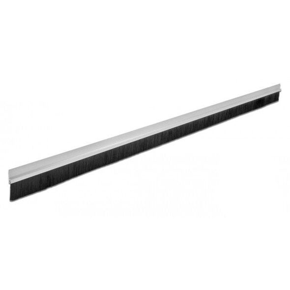 DELOCK Bürstenstreifen 40 mm mit Alu-Profil gerade 1m
